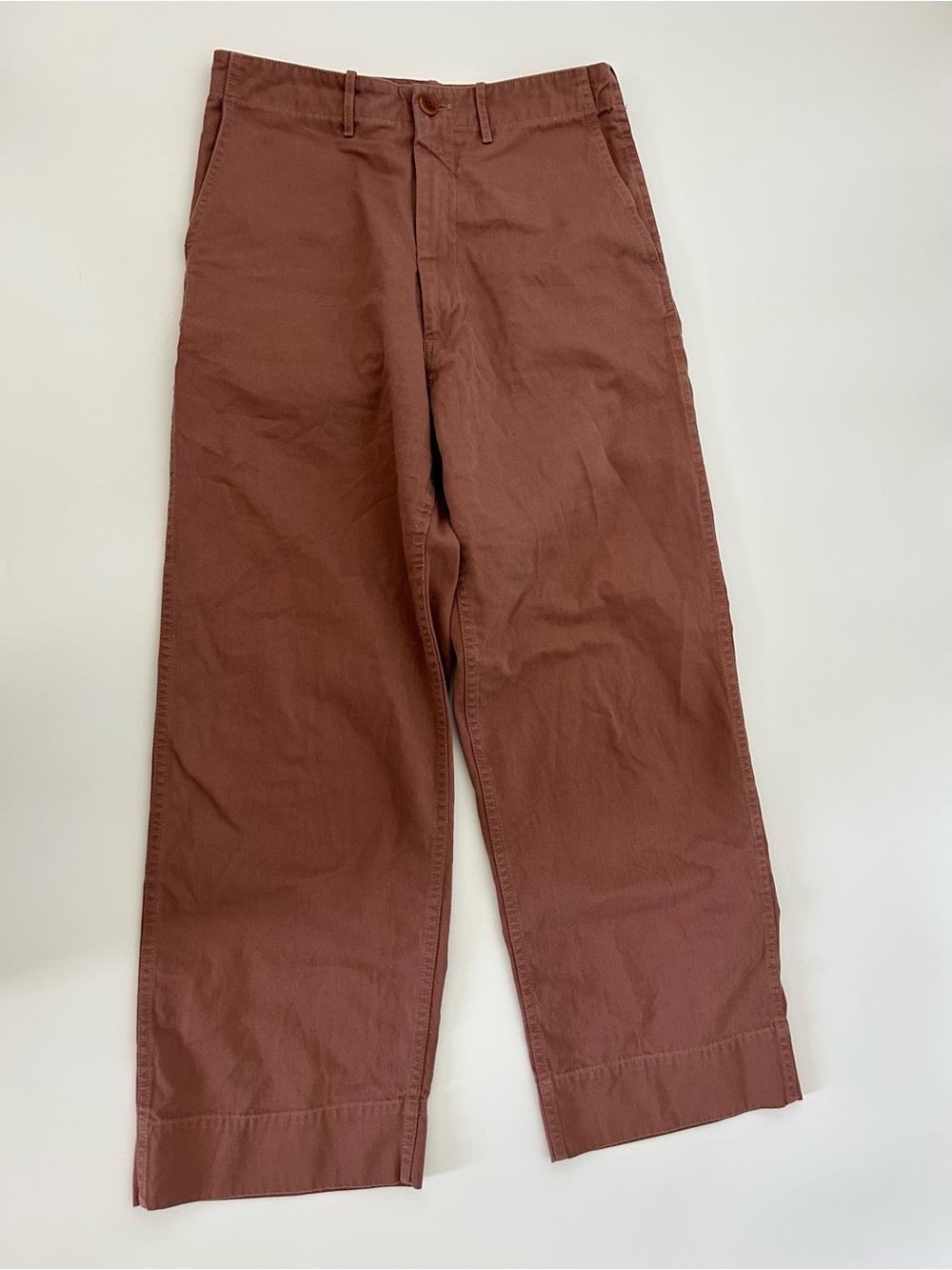Caron Callahan Greene Pants
Cotton
Wide Leg
High Waist
Rust
Luxury
Trousers
$395